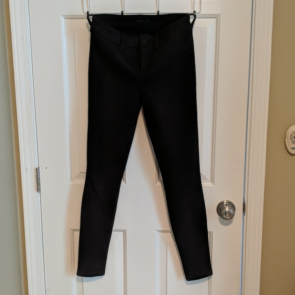 Plush stretch black Level 99 pants